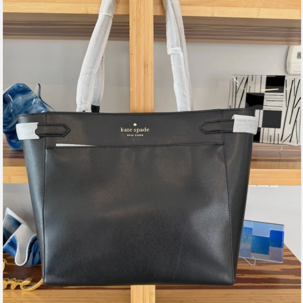Brand New Kate Spade Staci Laptop Work Tote- Black